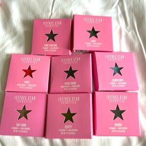 Jeffree Star eyeshadow singles - 8 total